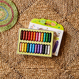 Happy Pea Pod Crayons - 24 Colours