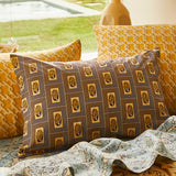 Antonella Cotton Pillowcase Set - Garnet