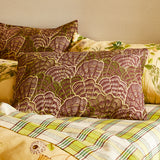 Claudelle Linen Pillowcase Set - Garnet