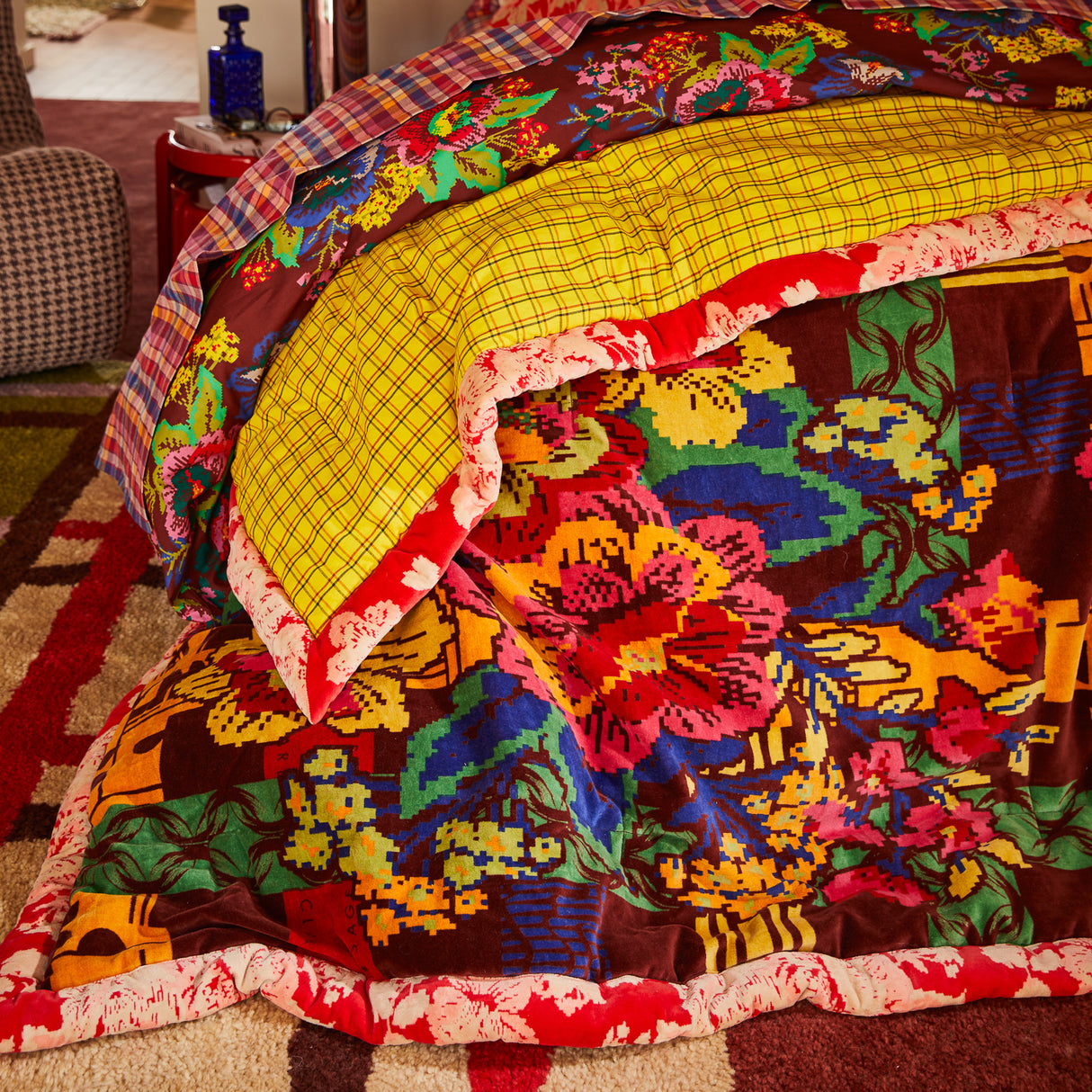 Zita Velvet Bedcover