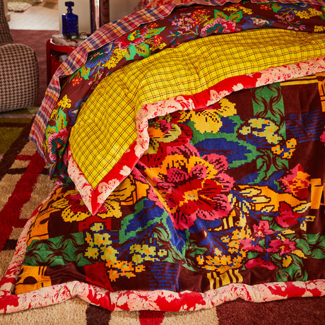 Zita Velvet Bedcover