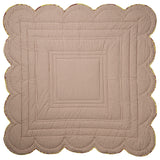 Hazel Scalloped Velvet Bedcover