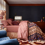 Calina Cotton Knit Blanket - Ink
