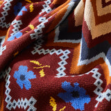 Calina Cotton Knit Blanket - Ink