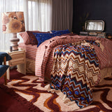 Calina Cotton Knit Blanket - Ink