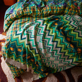 Calina Cotton Knit Blanket - Verdant