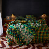 Calina Cotton Knit Blanket - Verdant