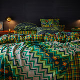 Calina Cotton Knit Blanket - Verdant