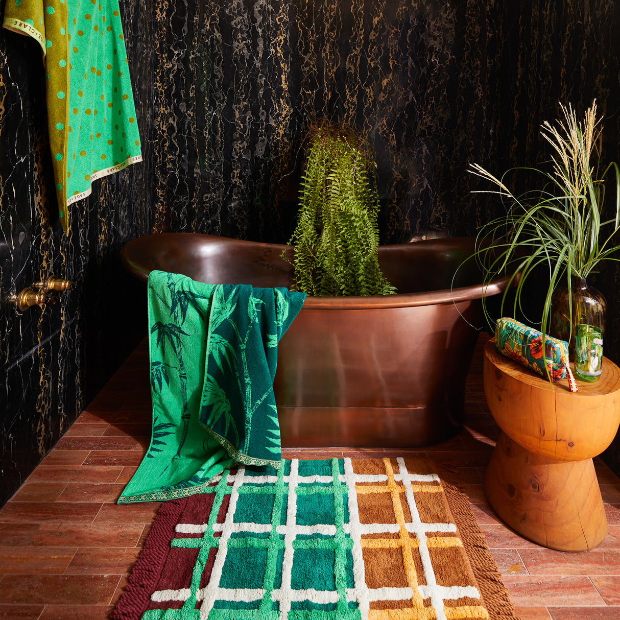 Karina Bath Mat - Verdant