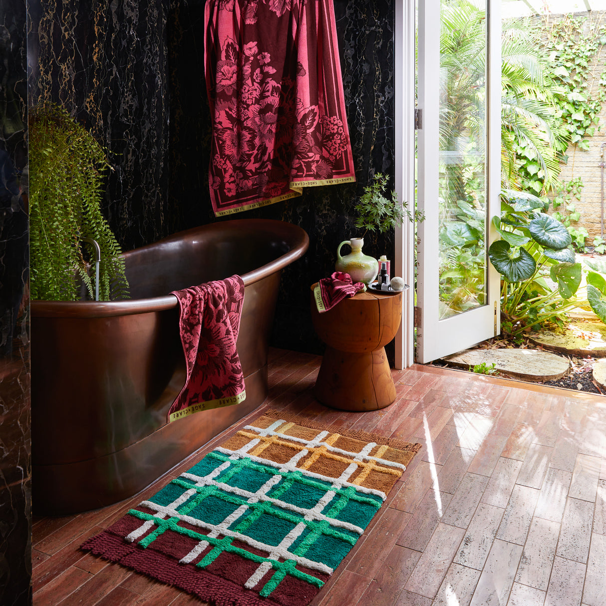 Karina Bath Mat - Verdant