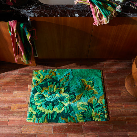 Eliza Bath Mat - Spring Green