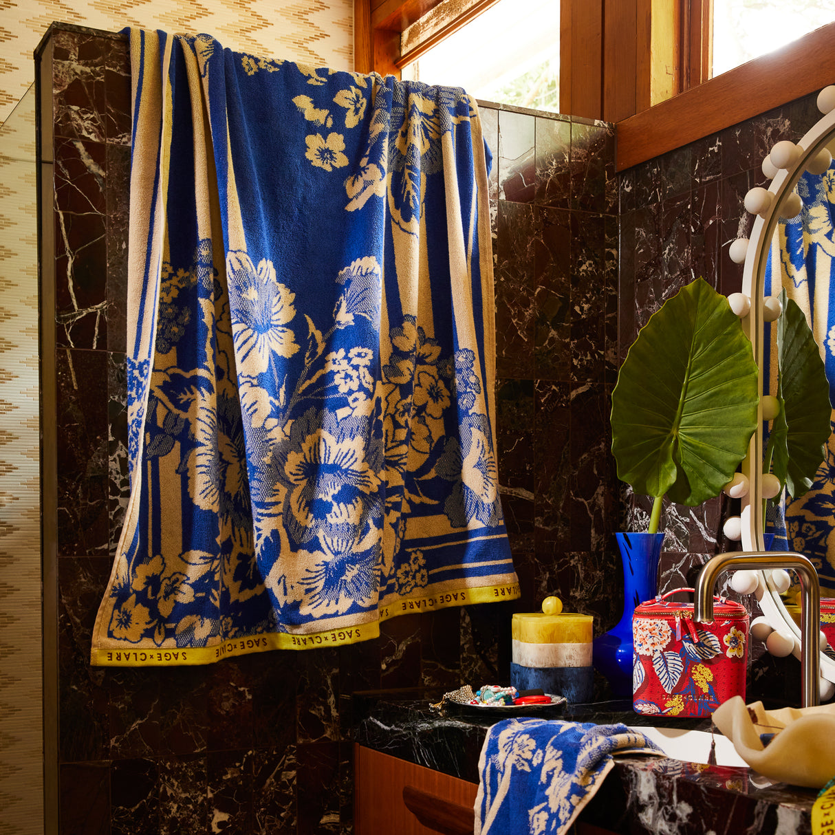 Eliza Bath Sheet - Ultramarine