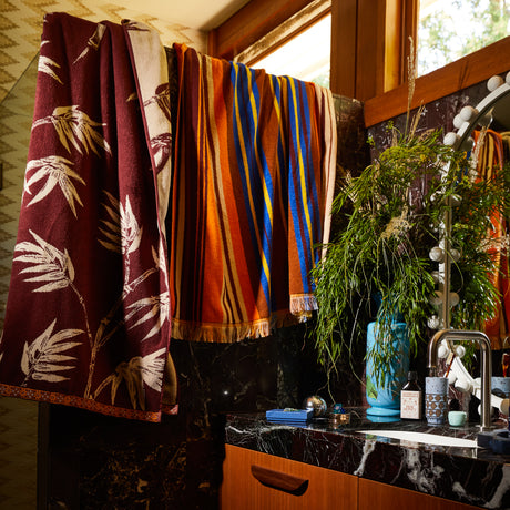 Aneta Bath Sheet - Rosewood