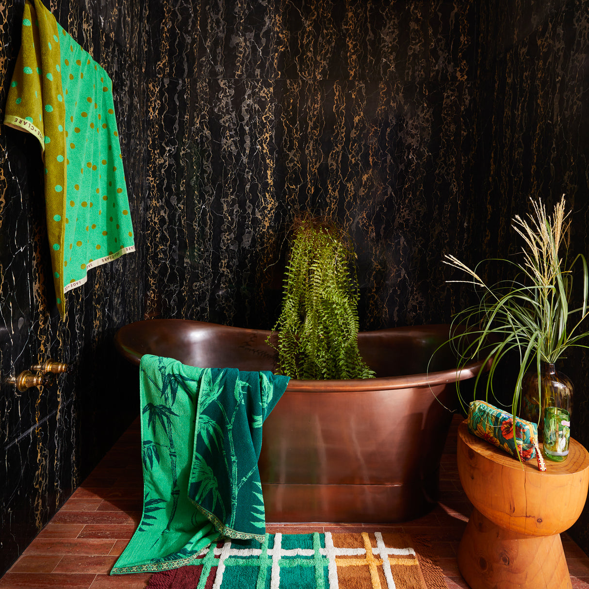 Paige Bath Sheet - Juniper