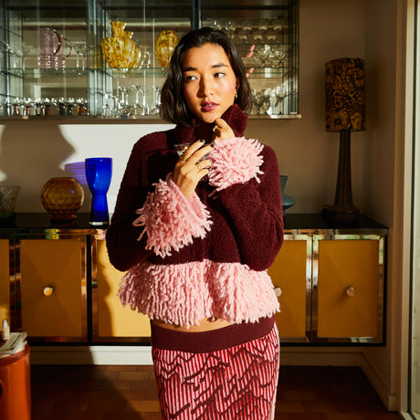 Thalia Cardigan - Rosewood XS