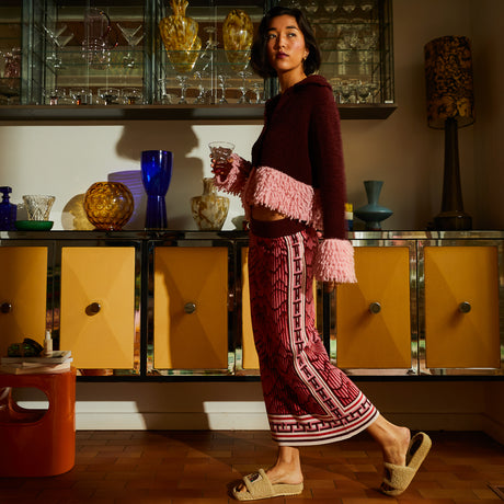 Thalia Cardigan - Rosewood XS