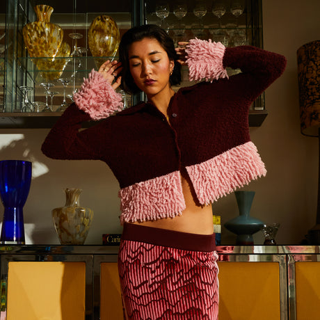 Thalia Cardigan - Rosewood XS