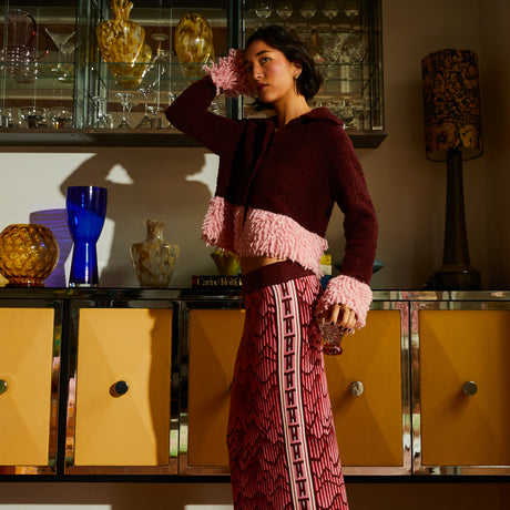 Thalia Cardigan - Rosewood XS