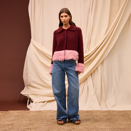 Thalia Cardigan - Rosewood XS