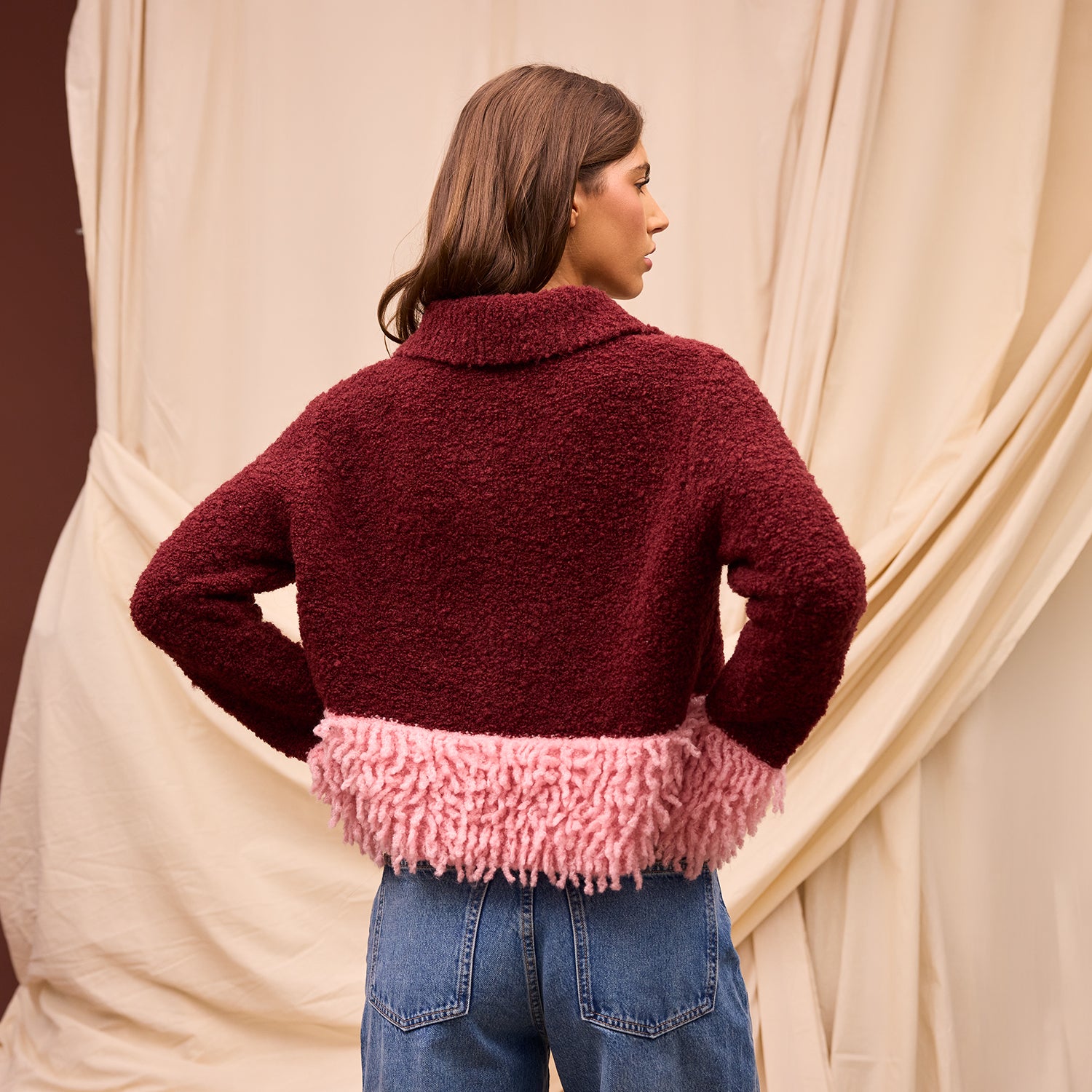 Thalia Cardigan - Rosewood – Sage and Clare