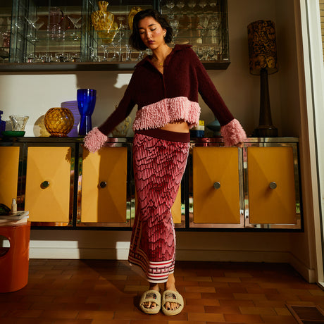 Thalia Cardigan - Rosewood XS