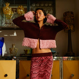 Thalia Cardigan - Rosewood XS