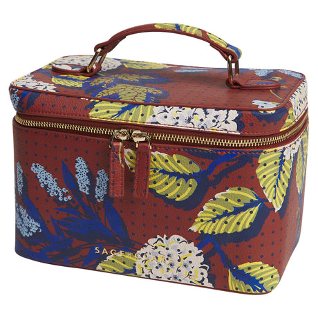 Heidi Large Vanity Case - Burnt Sienna