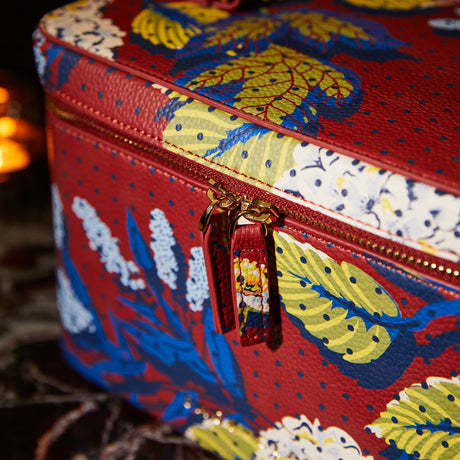 Heidi Large Vanity Case - Burnt Sienna