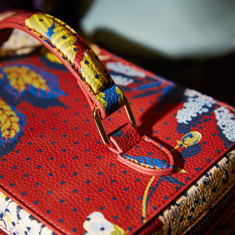 Heidi Large Vanity Case - Burnt Sienna