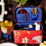 Heidi Large Vanity Case - Vermillion