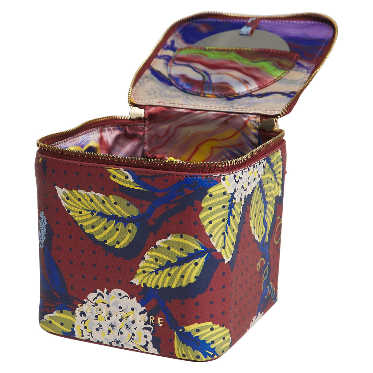 Heidi Small Vanity Case - Burnt Sienna