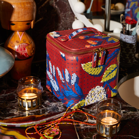 Heidi Small Vanity Case - Burnt Sienna