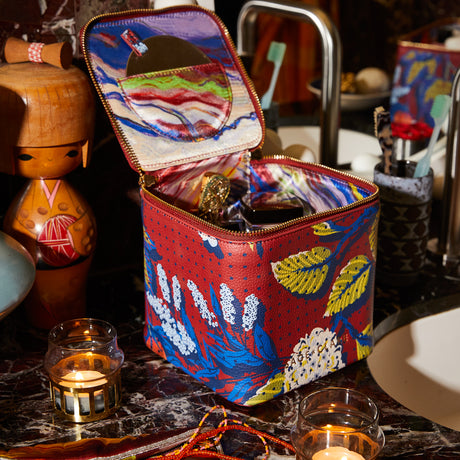 Heidi Small Vanity Case - Burnt Sienna