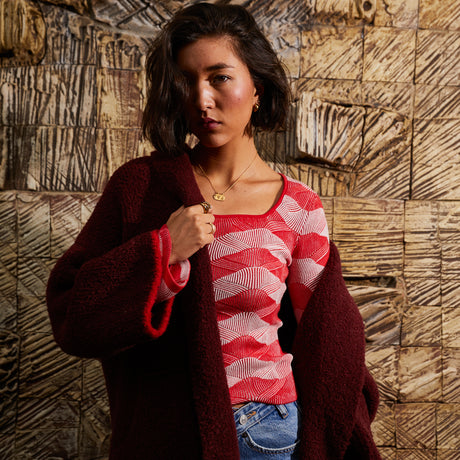 Mai Coatigan - Rosewood Small