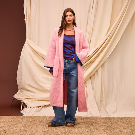 Mai Coatigan - Blush Small