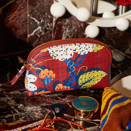 Heidi Cosmetic Pouch - Burnt Sienna