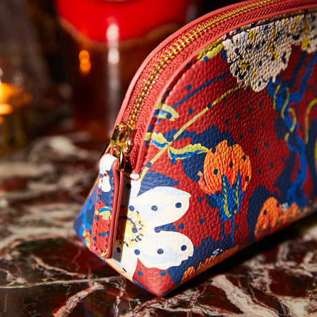 Heidi Cosmetic Pouch - Burnt Sienna