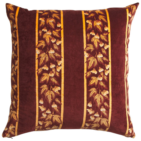 Agata Velvet Cushion - Rosewood Feather Insert