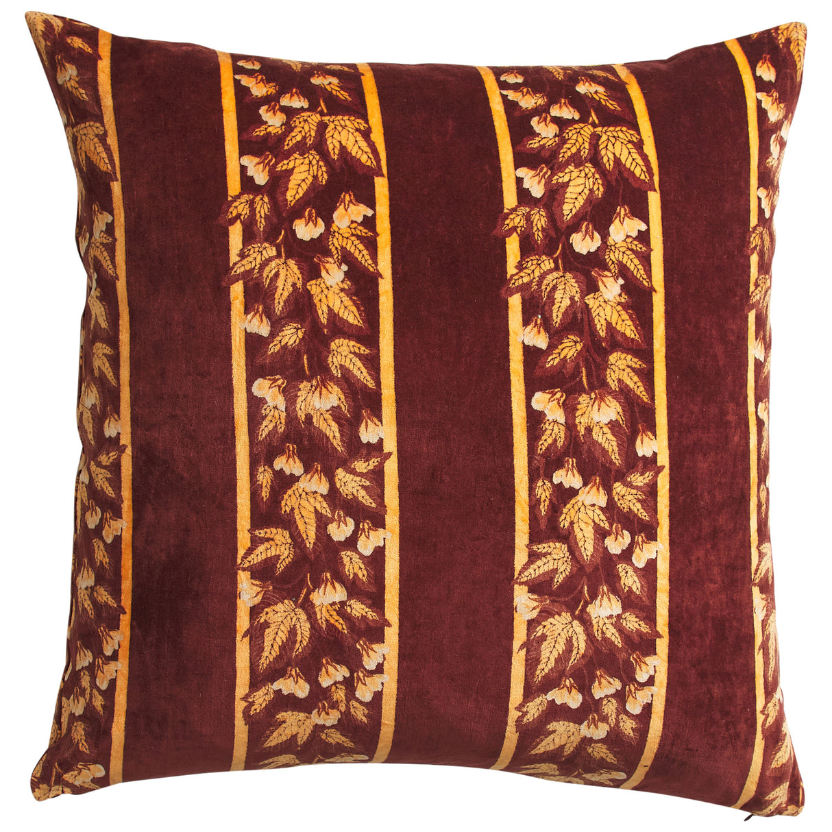 Agata Velvet Cushion - Rosewood Feather Insert