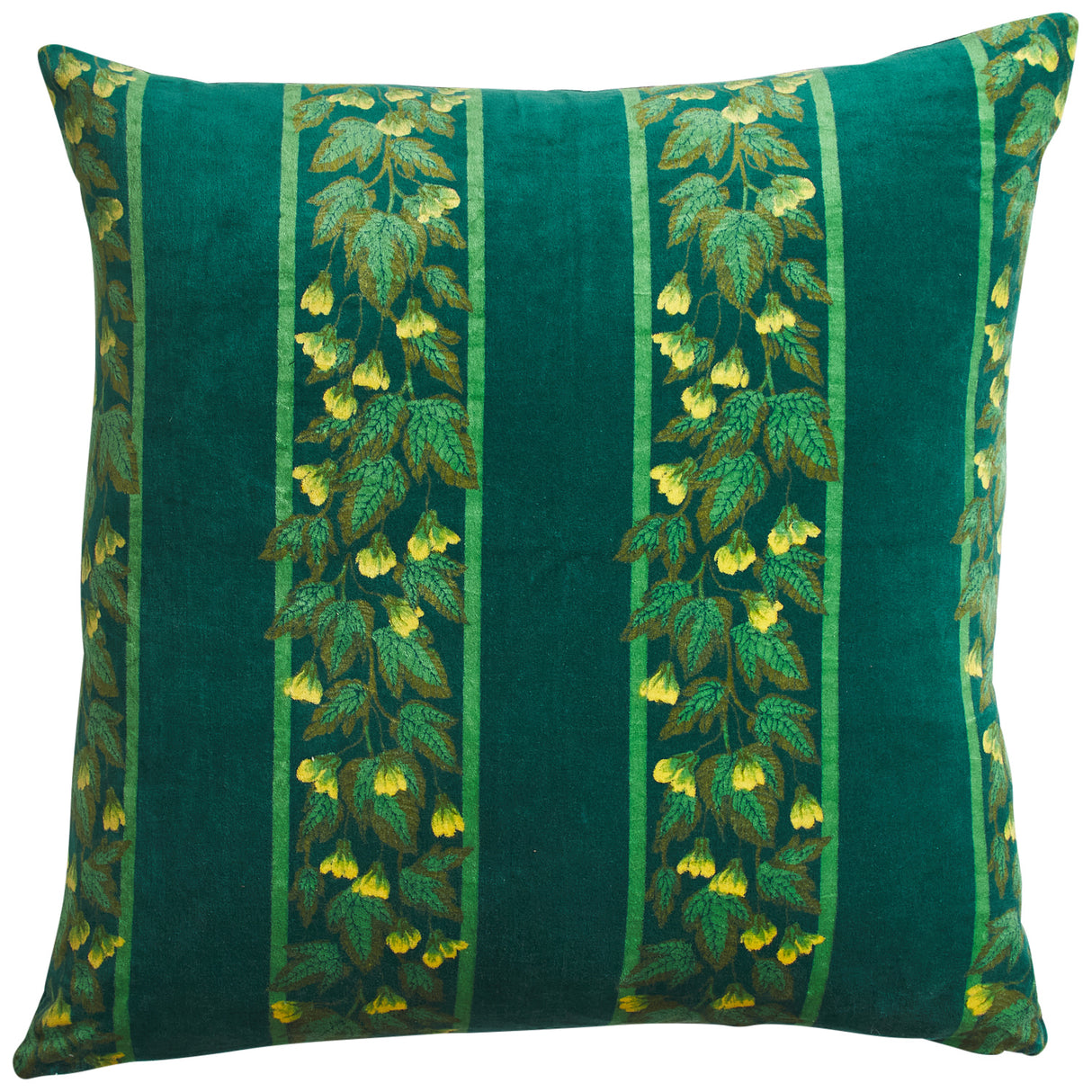 Agata Velvet Cushion - Verdant Feather Insert