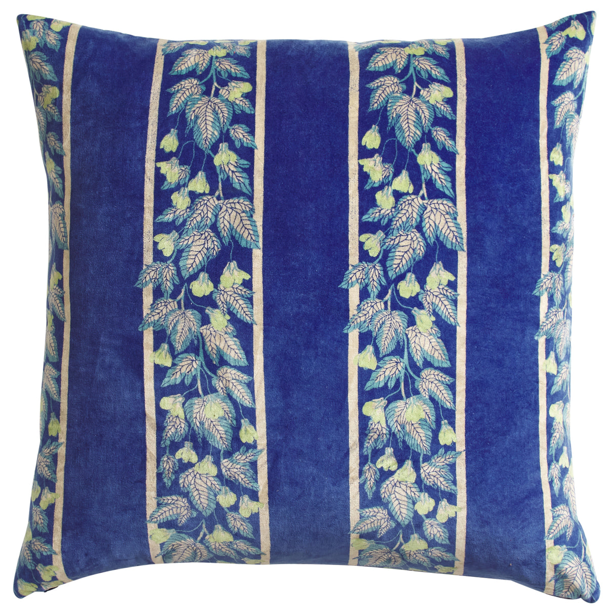 Agata Velvet Cushion - Ultramarine Feather Insert