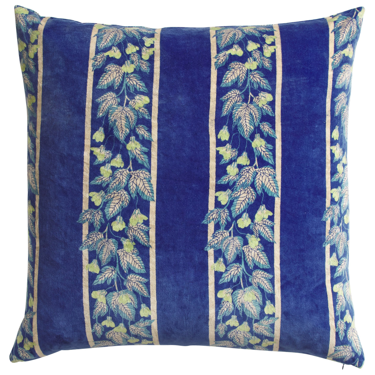 Agata Velvet Cushion - Ultramarine Feather Insert