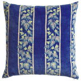 Agata Velvet Cushion - Ultramarine Feather Insert