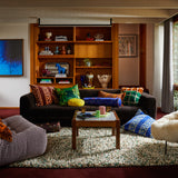 Agata Velvet Cushion - Ultramarine Feather Insert