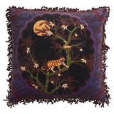 Andrea Velvet Cushion - Ink Feather Insert