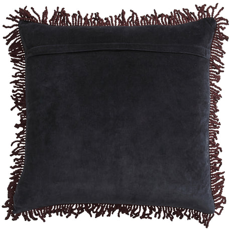 Andrea Velvet Cushion - Ink Feather Insert