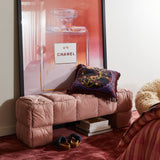 Andrea Velvet Cushion - Ink Feather Insert