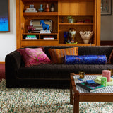 Andrea Velvet Cushion - Pansy Feather Insert