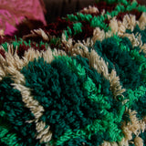 Karina Shag Cushion - Verdant Feather Insert