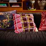 Karina Shag Cushion - Rosewood Feather Insert
